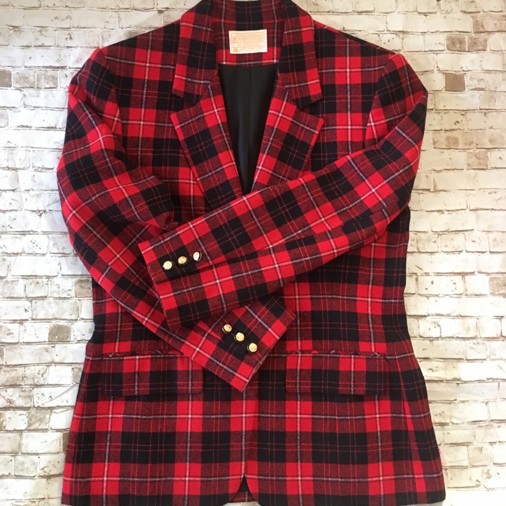 Pendleton Virgin Wool Button Front Coat Size 6 - image 3